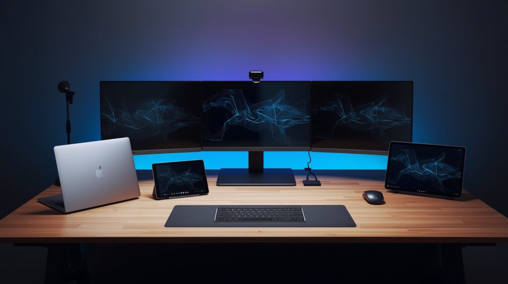 Student reviewing an artificial intelligence project portfolio for career growth